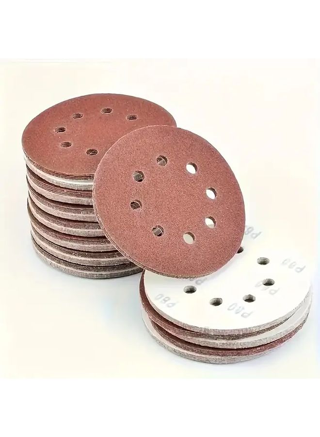 120Pcs 600 Grit 5 Inch Round Sanding Discs For Angle Grinder And Track Sander - Image 1